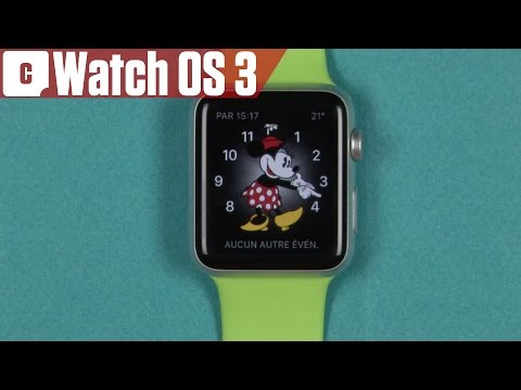 Apple Watch : présentation des nouveautés de WatchOS 3