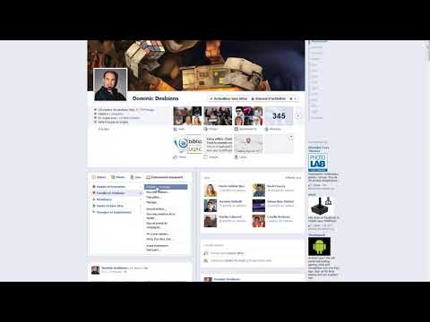 Presentation de TimeLine, nouveau profil Facebook (2011)