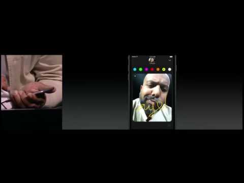 L&#039;application Messages d&#039;iOS 10 présentée à la WWDC 2016