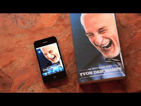 Le petit livre bleu - Yvon Deschamps (livre &amp; application iPhone) - auto-promo