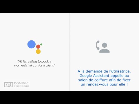 Google I/O 2018 - Google Assistant passe des appels à votre place !