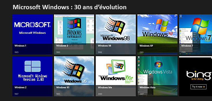 30 ans de Windows
