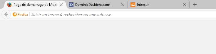 Onglets dans l'ancien Firefox