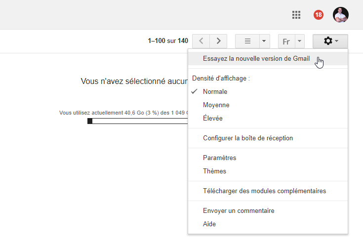 Comment activer le nouveau Gmail