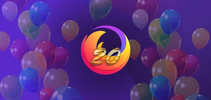 Firefox célèbre ses 20 ans